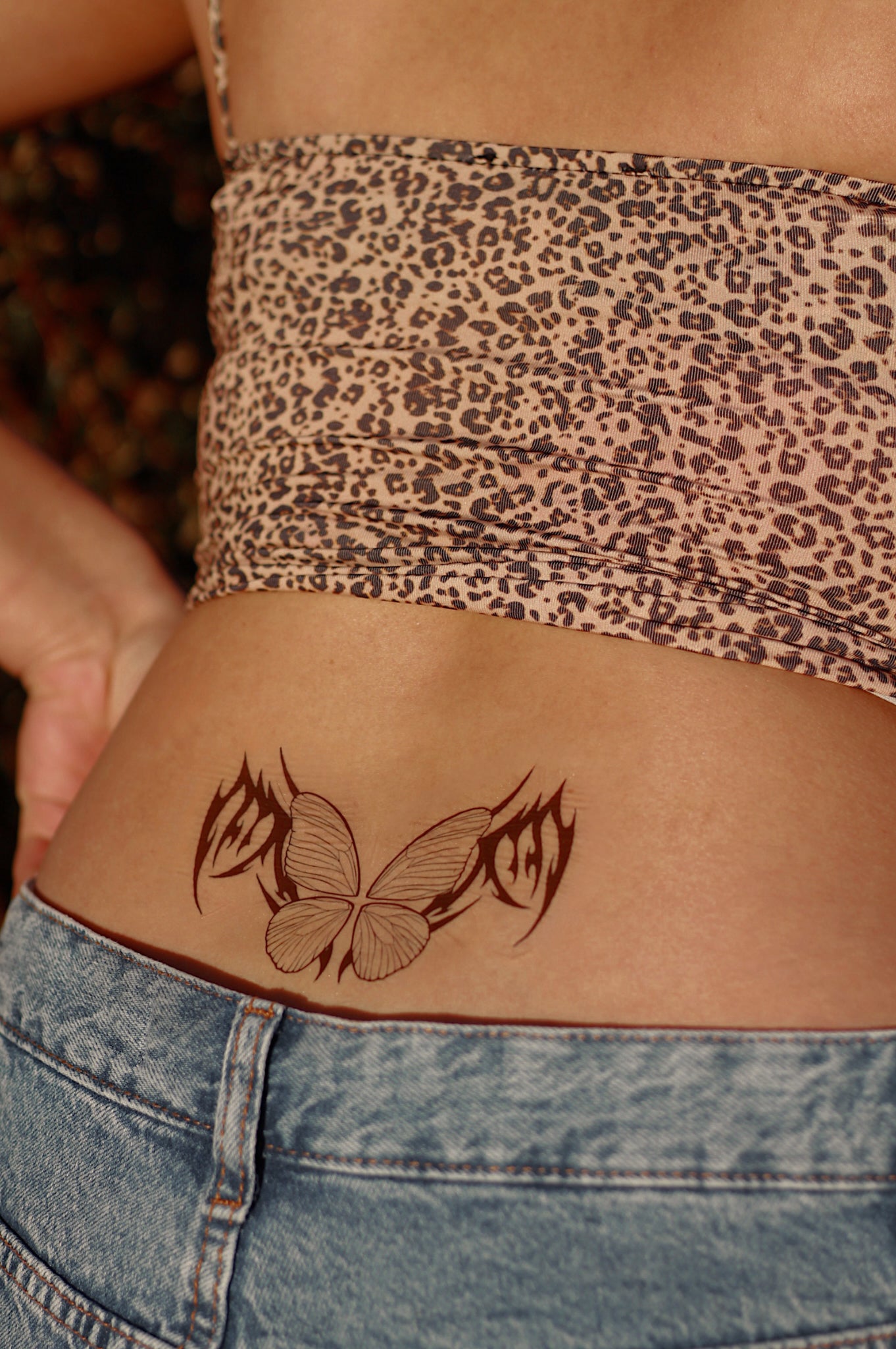 Tribal Schmetterling Tattoo Set – Temporäre Tattoos mit einzigartigem Design🦋